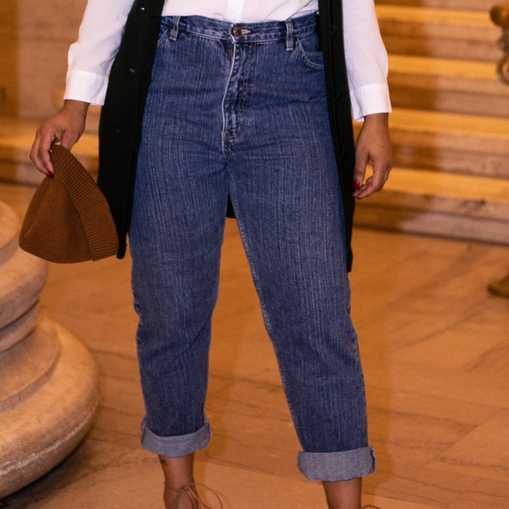 Mom Jeans Medium Wash